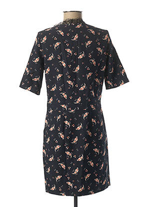Robe courte manches courtes manches courtes bleu I.CODE (By IKKS) femme