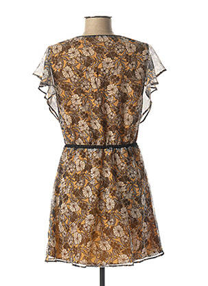 Robe courte coupe évasée jaune I.CODE (By IKKS) femme