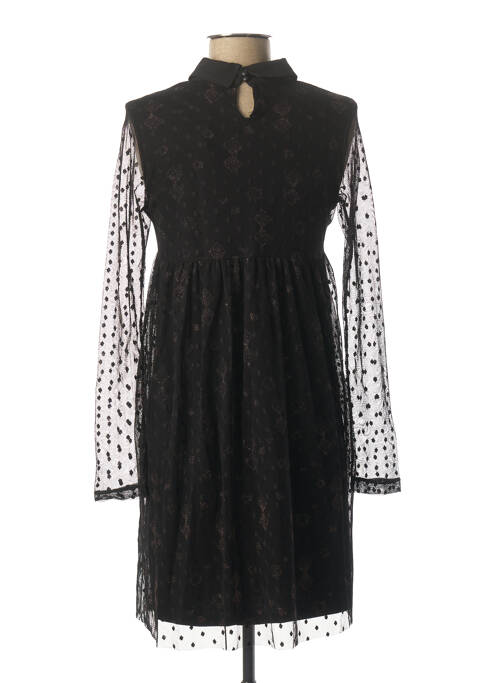 Robe courte manches longues manches longues noir I.CODE (By IKKS) femme