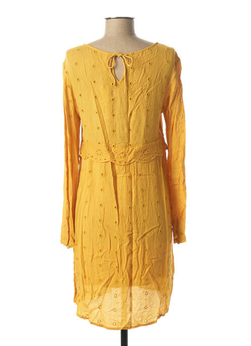 Robe courte jaune I.CODE (By IKKS) pour femme