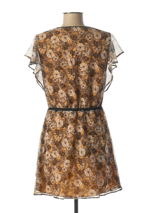 Robe courte jaune I.CODE (By IKKS) pour femme