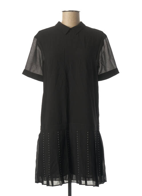 Robe mi-longue noir I.CODE (By IKKS) pour femme
