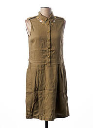 Robe courte sans manche sans manche vert I.CODE (By IKKS) femme