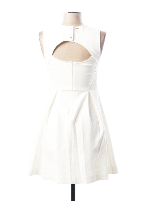 Robe mi-longue blanc IKKS pour femme