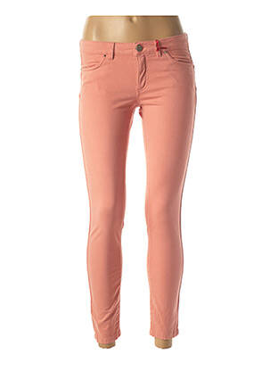 Pantalon 7/8 stretch taille basse orange I.CODE (By IKKS) femme