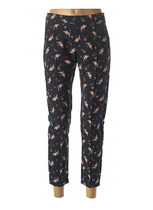 Pantalon 7/8 taille haute taille haute bleu I.CODE (By IKKS) femme