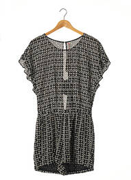 Combishort poches noir I.CODE (By IKKS) femme