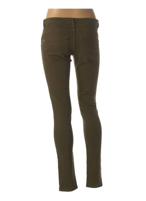 Jeans coupe slim vert I.CODE (By IKKS) pour femme