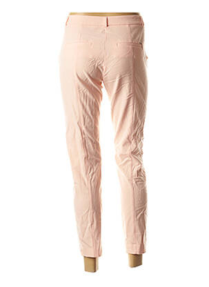 Pantalon 7/8 fermeture zippée sous rabat avec crochet taille normale rose I.CODE (By IKKS) femme
