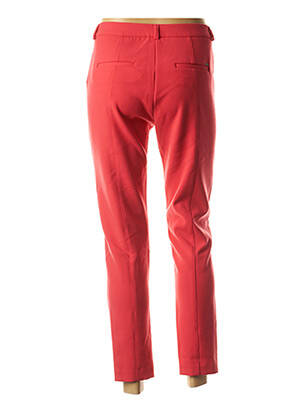 Pantalon 7/8 stretch taille normale rouge I.CODE (By IKKS) femme