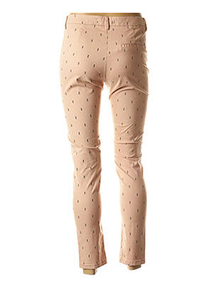Pantalon 7/8 tissage popeline taille basse rose I.CODE (By IKKS) femme