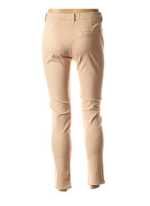 Pantalon 7/8 tissage popeline taille basse rose I.CODE (By IKKS) femme