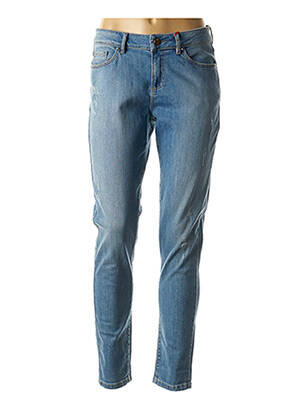 Jeans coupe slim bleu I.CODE (By IKKS) pour femme