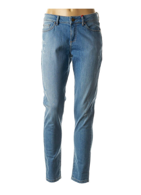 Jeans coupe slim bleu I.CODE (By IKKS) pour femme