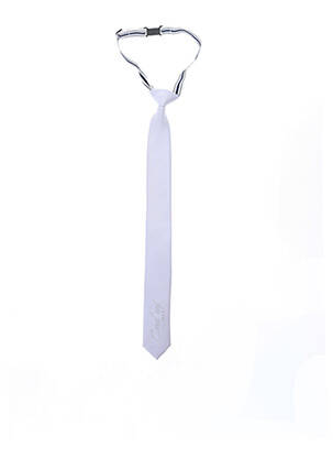Cravate tissage satiné gris IKKS garcon