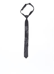 Cravate tissage satiné noir IKKS garcon
