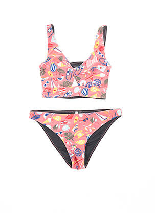 Maillot de bain 2 pièces orange I.CODE (By IKKS) femme