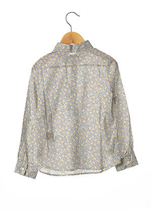 Chemise manches longues manches longues bleu IKKS JUNIOR garçon