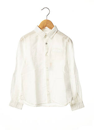 Chemise manches longues blanc IKKS JUNIOR pour garçon