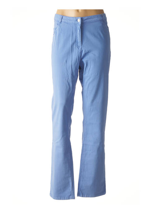 Pantalon droit bleu DIANE LAURY pour femme