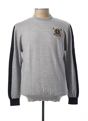 Pull gris ARISTOW pour homme