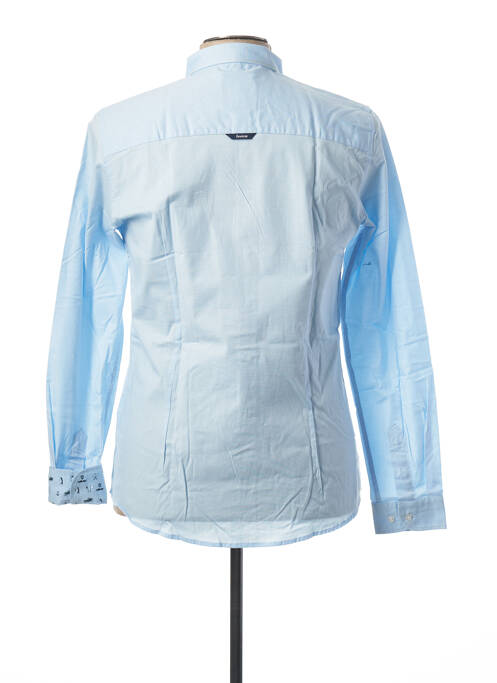 Chemise manches longues bleu ARISTOW homme