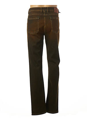 Jeans coupe slim stretch taille normale marron TELERIA ZED homme