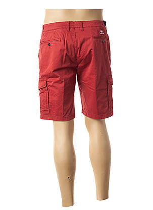 Bermuda stretch taille basse rouge TELERIA ZED homme