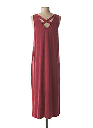 Robe mi-longue sans manche sans manche rouge L'ATELIER D'ANNA femme