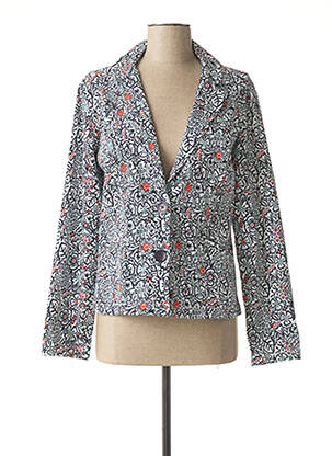 Blazer poches bleu AGATHE & LOUISE femme