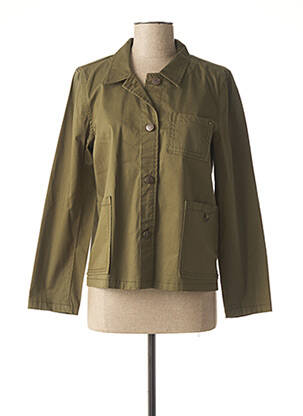 Veste casual poches vert AGATHE & LOUISE femme