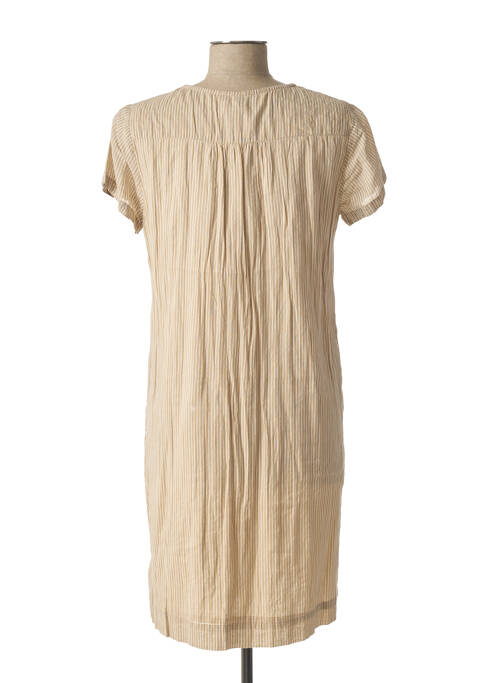 Robe mi-longue beige AGATHE & LOUISE pour femme