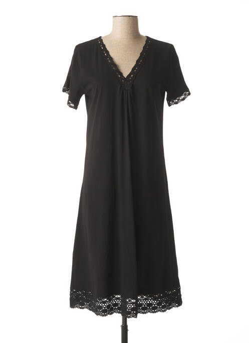 Robe mi-longue noir AGATHE & LOUISE pour femme