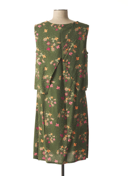 Robe mi-longue vert AGATHE & LOUISE pour femme