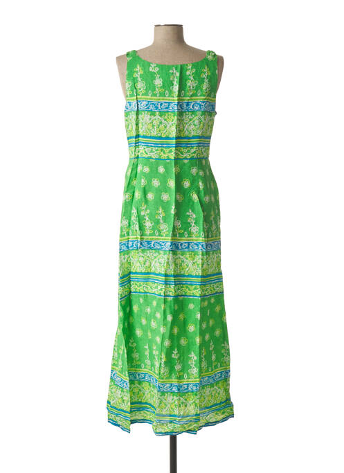 Robe mi-longue vert JAC JAC pour femme