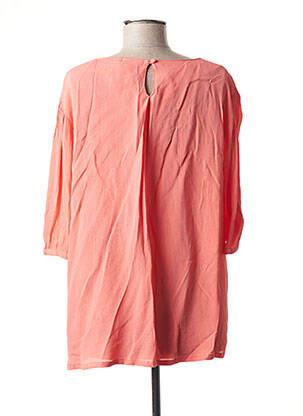 Blouse fermeture boutonnée au dos manches 3/4 rose AGATHE & LOUISE femme