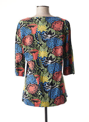 T-shirt manches 3/4 manches 3/4 bleu AGATHE & LOUISE femme