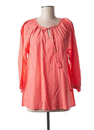 Blouse col rond manches longues rouge AGATHE & LOUISE femme