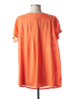 Blouse manches courtes manches courtes orange AGATHE & LOUISE femme