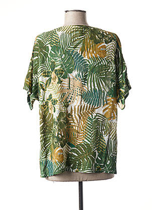 Blouse manches courtes manches courtes vert L'ATELIER D'ANNA femme