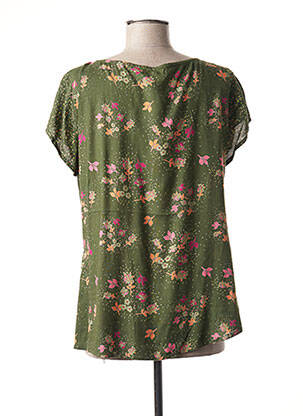 Blouse manches courtes manches courtes vert AGATHE & LOUISE femme