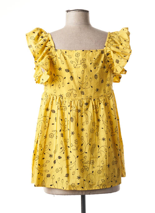 Blouse jaune AGATHE & LOUISE pour femme