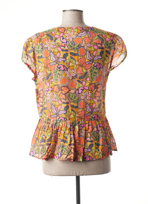 Chemisier orange AGATHE & LOUISE pour femme