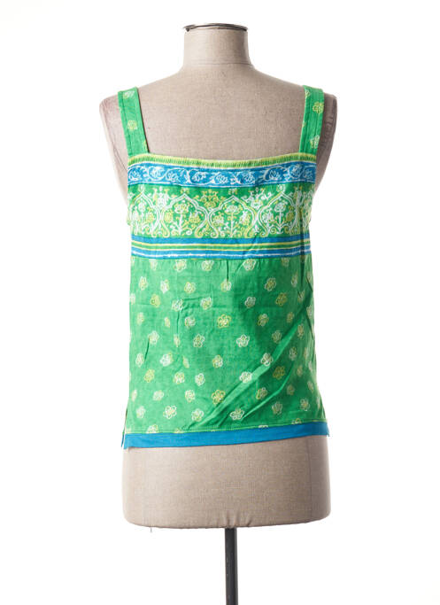 Top vert JAC JAC pour femme