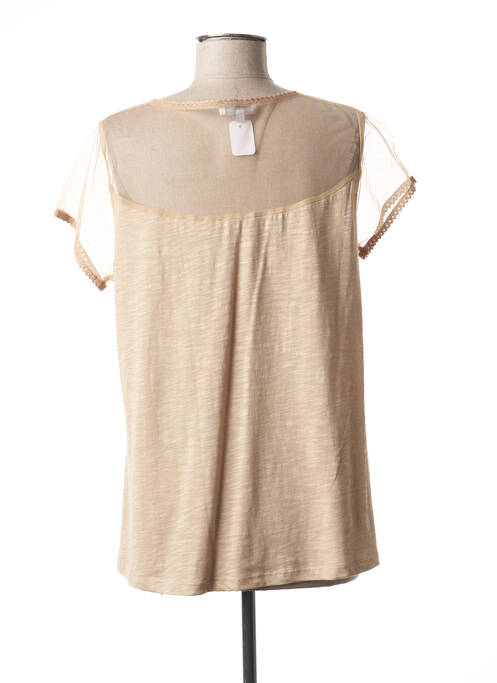 T-shirt marron AGATHE & LOUISE pour femme