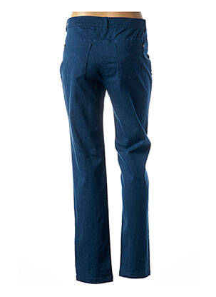 Jeans coupe droite broderie rivets taille normale bleu AGATHE & LOUISE femme