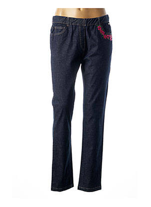 Jeans coupe slim slim bleu AGATHE & LOUISE femme