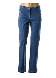 Jeans coupe slim broderie rivets taille normale bleu AGATHE & LOUISE femme
