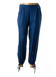 Pantalon droit taille élastique bleu AGATHE & LOUISE femme
