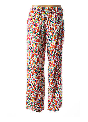 Pantalon droit taille élastique orange AGATHE & LOUISE femme